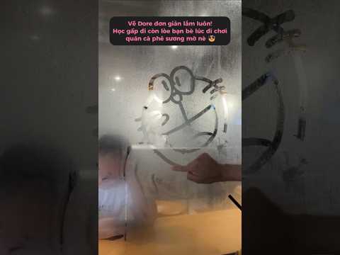 Đi cà phê mà gặp kính mờ là Dore triển liền nha! 🐱 #shorts #art #creative #xuhuong #viral #giovamay