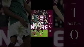 HEARTS 1-0 HIBS! #hearts #hibs #edinburgh #celtic #rangers #scottishfootball