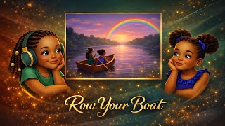 Row Your Boat (Official Audio) | Rachel & Mahogany | Toddler Learning Videos | Nursery Rhymes