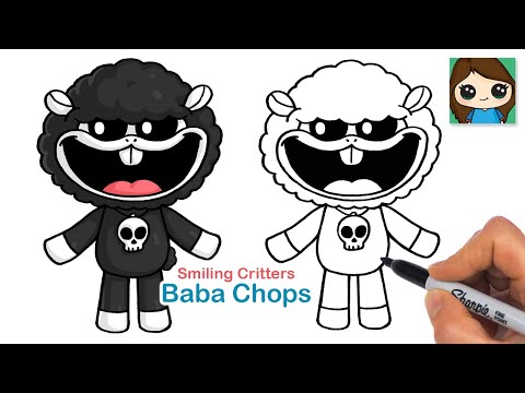 Learn How to Draw Baba Chops | Smiling Critters