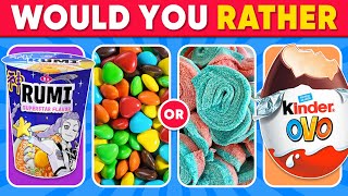 Would You Rather - Build Your Snack & Candy Basket 🍜🍬 Sweets Edition 🍭🍫 Daily Quiz
