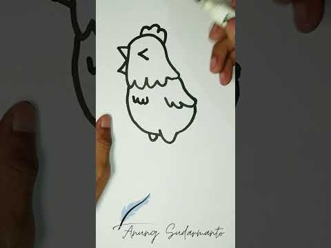 Belajar Menggambar ayam