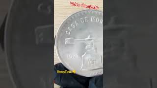 Onza Plata Mexicana #shorts #curiosidades #numismatica #dinero #mexico #cdmx #2023 #sabiasque #df