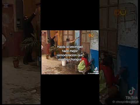 hasta la vecindad hace mejor remodelación que Big chungus #memes #humor