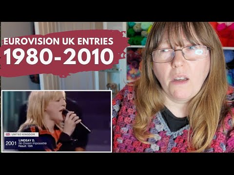 Vocal Coach Reacts to Eurovision UK Entries 1980-2010  - Part 2