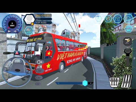 Bus Simulator Vietnam Update - Road to Nội Bài - Android GamePlay