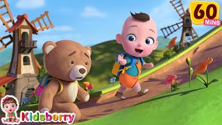 Bear's Big Adventure 🐻🎒 | Nursery Rhymes Compilation | Nursery Rhymes & Baby Songs - Kidsberry