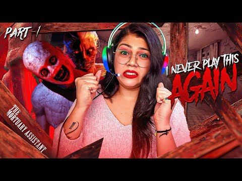 Dangerous Horror 💀☠️ game I played 1st time😬 || THE MORTUARY ASSISTANT || PART 1