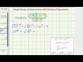 Exponents and Radical Expressions