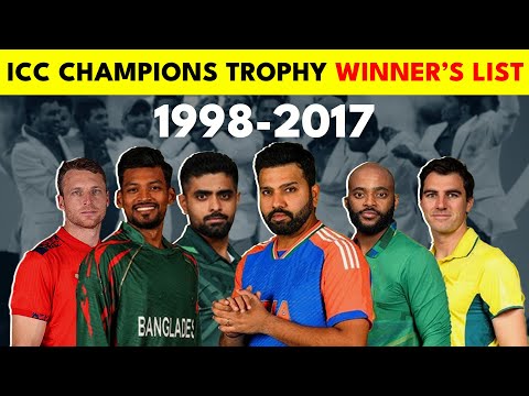 EVOLUTION OF ICC CHAMPIONS TROPHY AND LIST OF FULL WINNERS FROM 1998-2017