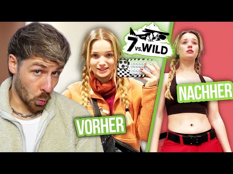 SO erging es JULIA Vor und Nach DER AUSSETZUNG von 7 vs. Wild (14 Tage in der kalten Wildnis)