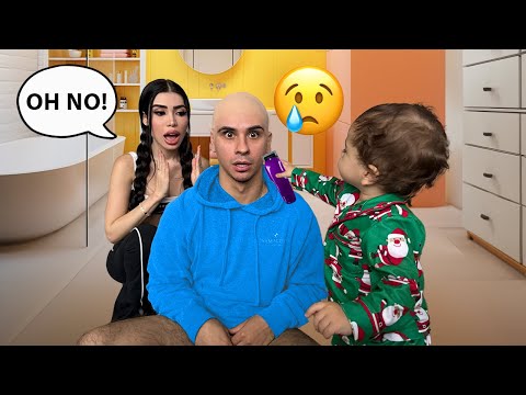 Our Baby SHAVED MY HAIR OFF!