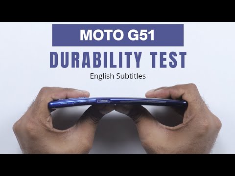 (HINDI) Moto G51 5G Durability & Drop Test - Rough and Tough - English Subtitles
