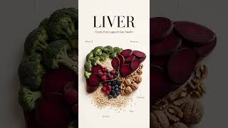5 Best Foods for Your Organs 🫀🧠🫁 | Healthy Foods for Heart, Brain, Liver, Kidneys & Gut #shorts