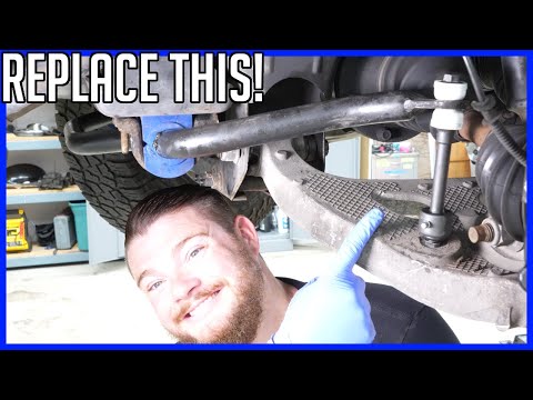 How to Replace Sway Bar End Link and Bushings Ford F-150 2004-2008 | WITH SIZES AND TORQUE SPECS!