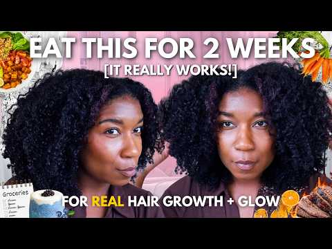 Eat This for 2 Weeks to Grow Healthy Natural Hair + Glowing Skin (It Actually Works)