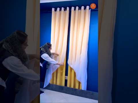 How to install curtain with hacks for decoration #curtains #homedecor #diy #tips #tricks