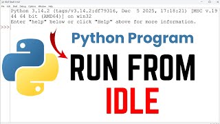 How to Run Python Programs Using Python IDLE | Interactive & Script Mode Explained