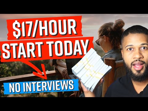 No Interview | Start Today! Get Paid $17/Hour Working From Home (PERFECT for Beginners!)