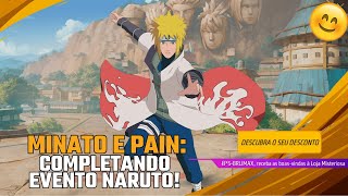 FREE FIRE X NARUTO SHIPPUDEN PEGANDO CONJUNTO MINATO E PAIN!