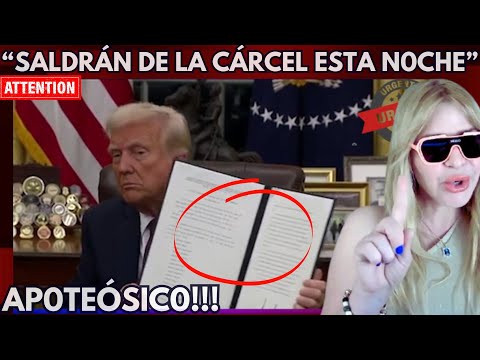 🔴HOY TRUMP CUMPLE SU PROMESA🔥Firma indultos y conmutaciones para los acusados ​​del 6 de enero🙏