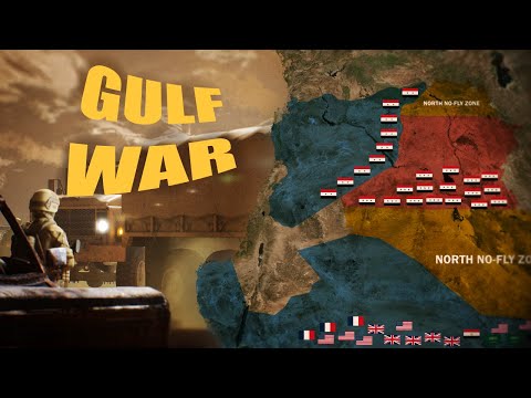 Gulf War: Iraq vs US and Allies - Presented on Maps