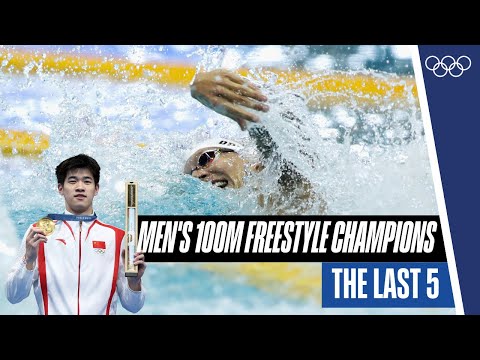 🏊‍♂️ The last five Men's 100m freestyle champions 🏆