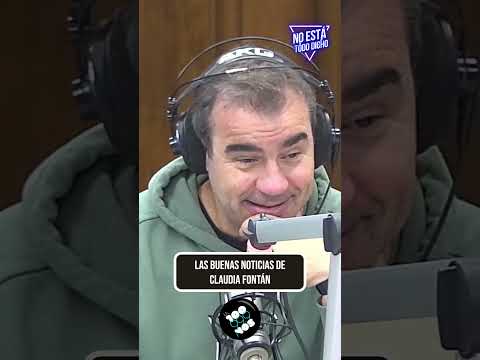 😁 Las buenas NOTICIAS de CLAUDIA FONTÁN 😁 #shorts
