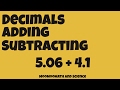 Decimal Addition and Subtraction Concepts