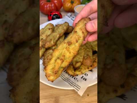 🔥Avocado Fries - Fingers🥑 #asmr #food #recipe #satisfying #recette #eat #mukbang #cuisine #cooking