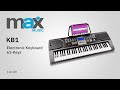 Max KB1 Electronic Keyboard - 61-Keys