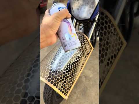 Favorite Yamaha R1 Front Fairing Black Spray Paint | DIY Motorcycle Makeover! ๐