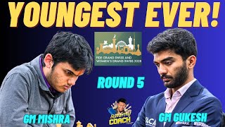 SHOCKING RESULTS! YOUNGEST GM VS YOUNGEST WORLD CHAMPION! Mishra vs Gukesh Grand Swiss 2025