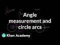 Exploring Angle Measurement and Circle Arcs
