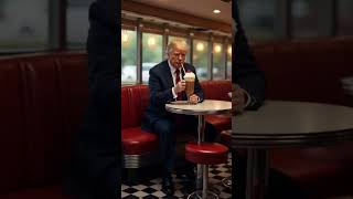 Trump Drinking Milkshake #trump