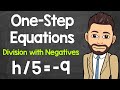Understanding One-Step Division Equations with Negatives
