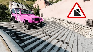 Cars vs Stairs BeamNG.Drive #2 || FK Metaverse ||