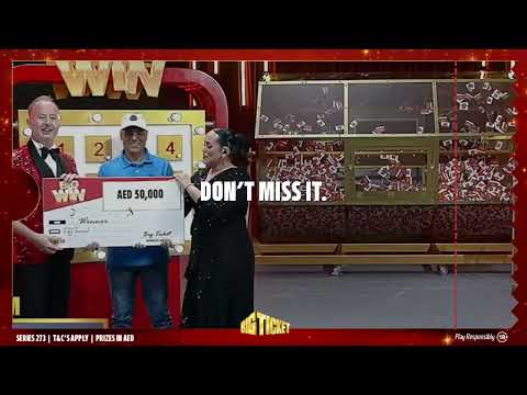 11 GUARANTEED WINNERS! Grand Prize AED 15 MILLION &10 AED 50K Bonus Prizes