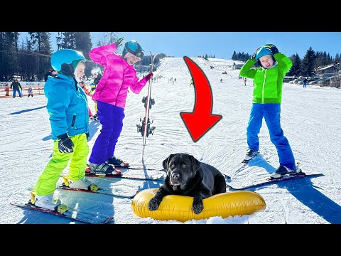 ⏰ 24 de ORE cu ICE 🐕‍🦺 în VACANȚĂ la MUNTE ⛷️