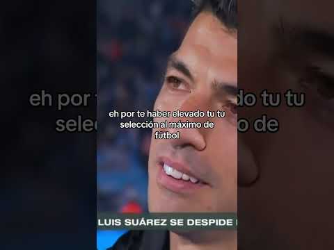 Neymar le envia unas palabras a Luis Suárez en su despedida con la selección de Uruguay 😢😩🇺🇾🇺🇾