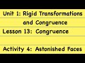 Comparing Facial Features and Congruency