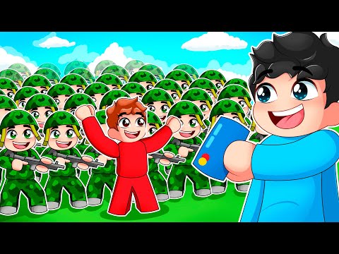 Gastando $100,000 en el EJÉRCITO Más GRANDE de Roblox