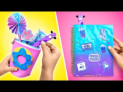 Manualidades para la Vuelta a Clases | Ideas de Papelería DIY