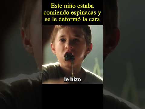 😭Este niño estaba comiendo espinacas y...  #moviemovie #peliculasparaver #movie