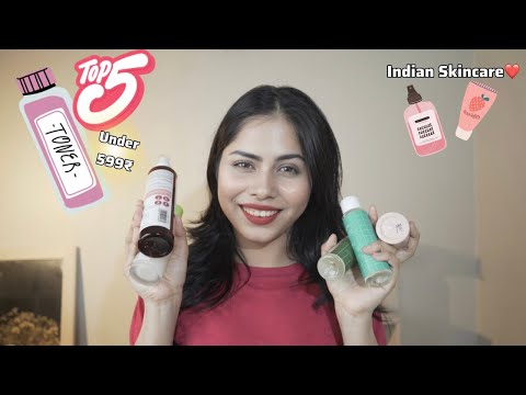 Top 5 Toners From Indian Skincare Brands 🇮🇳 under 599₹