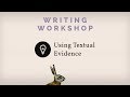 Incorporating Textual Evidence in Essays