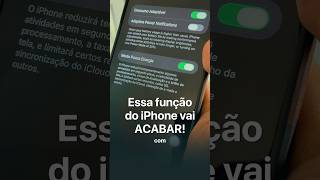 Modo pouca energia vai ACABAR no iOS 26! 🤯