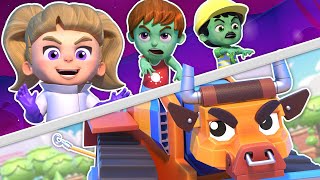 ¡ATAQUE PELIGROSO! Vicky ha hecho ZOMBIE a cada persona en Animaciudad! - Animacars
