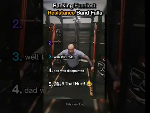 Funniest resistance Band Gym Fails #shorts #shortvideo #funnyshorts #gymfails #gym