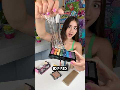 Expired MAKEUP vs SLIME!!😱